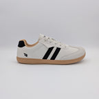 RYVYN ARC minimalist footwear in Off White Black side view