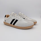 RYVYN ARC minimalist footwear in Off White Black pair view