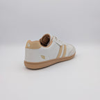 RYVYN SOL minimalist footwear in Off White Beige heel angled view